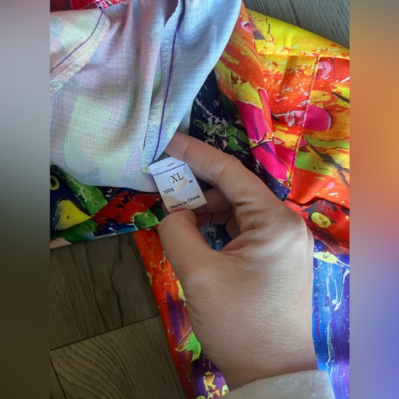 Bright Colored Wide Leg Pants - Picture 2 of 2